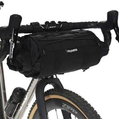 skingrowsback Overnighter Handlebar Bag 11L - Black