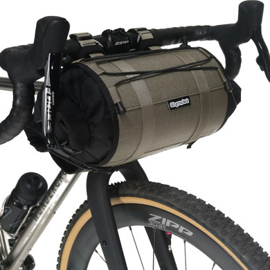 skingrowsback Overnighter Handlebar Bag 11L - Stone
