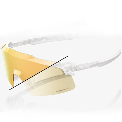 100% Aerocraft Replacement Lens Gold Mirror Photochromic