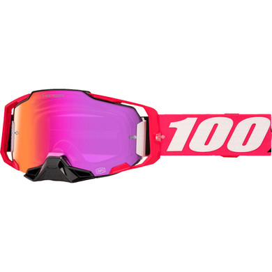 100% Armega HiPER Goggles Kloug Mirror Dark Red