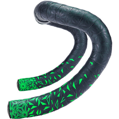 Supacaz Super Sticky Kush Star Fade Bar Tape Neon Green