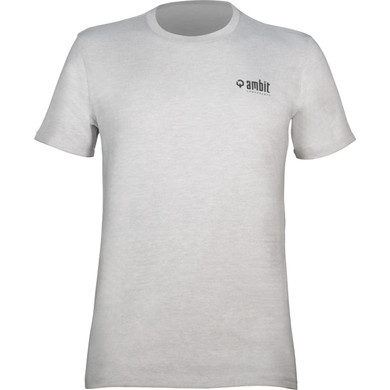Grey T Shirt with black logo