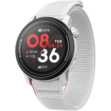 Black watch with white nylon band