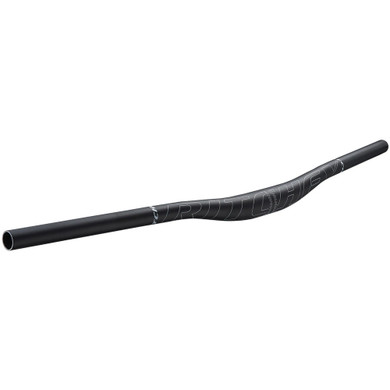 Black handlebar with grey logos