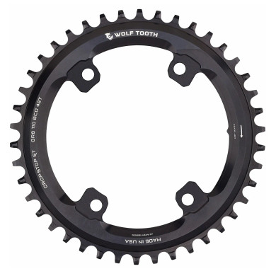 Wolf Tooth Chainring 110BCD Asym GRX Dropstop ST
