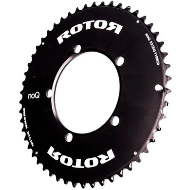 Rotor noQ Aero BCD110x5 52T Outer Chainring Black