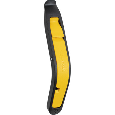 Black and yellow pair of tyre levers