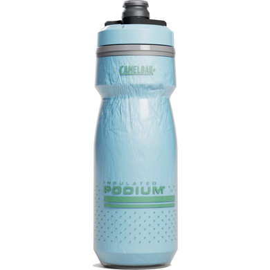 Blue bottle with blue lid