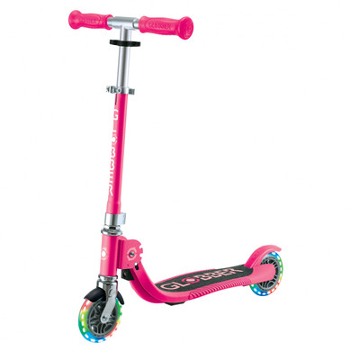 Globber Flow Foldable Junior w/Lights Pastel Pink/Fuchsia