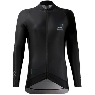 Caffeine and Cranks Pinnacle Thermal Jersey Blackstrike Womens