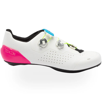 Sidi Genius X Wyve Road Shoes White/Fluo