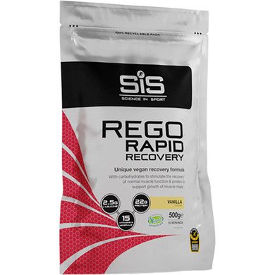 SIS REGO Rapid Recovery Resealable Pouch Vanilla 500g