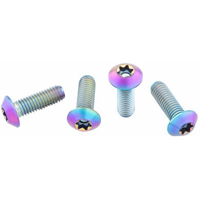 Wolf Tooth Ti Bottle Cage Bolts LP Oil Slick