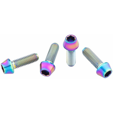 Wolf Tooth Ti Bottle Cage Bolts ST Oil Slick