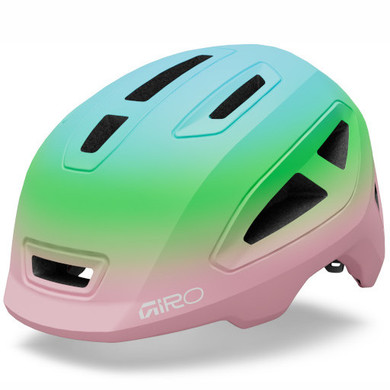 Giro Scamp II Child Helmet Matte Light Pink/Green Fade