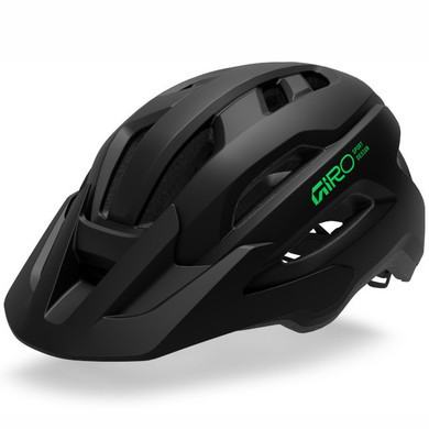 Giro Youth Fixture Mips II MTB Helmet Matte Black/Vivid Green OSFM