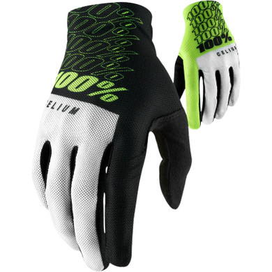 100% CELIUM Gloves Fluoro Yellow