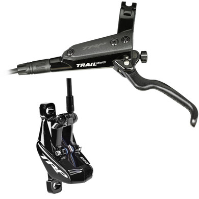 TRP Trail EVO Hydraulic Disc Brake Set 4 Piston Gloss Black