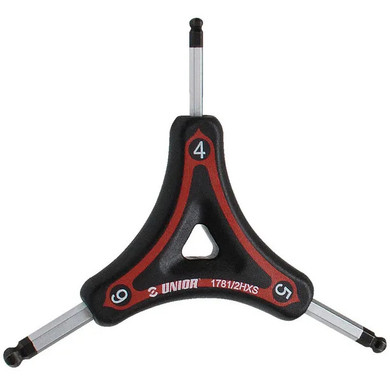 Unior Three-Legged Hex Key 4mm/5mm/6mm