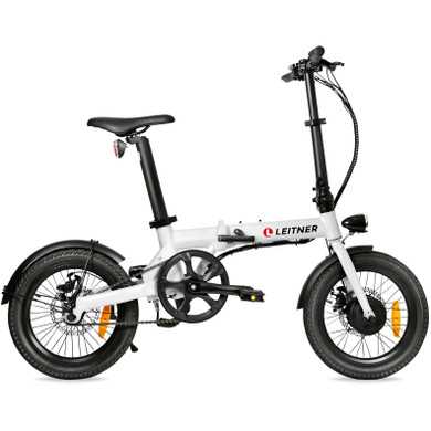 Leitner Aria 16inch Light Weight Folding E-bike White 6.8ah