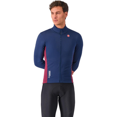 Castelli Entrata 2 Jacket Belgian Blue/Bordeaux