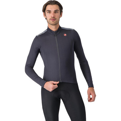 Castelli Puro 4 LS Jersey Dark Gray