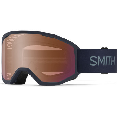 Smith Loam MTB Goggle Midnight Navy With Contrast Rose Flash Lens