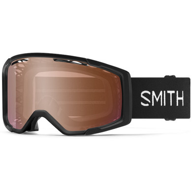 Smith Rhythm MTB Goggle Black With Chromapop Contrast Rose Flash Lens