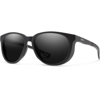 Smith Seeker Sunglasses Matte Black W/ ChromaPop Polarized Black Lens