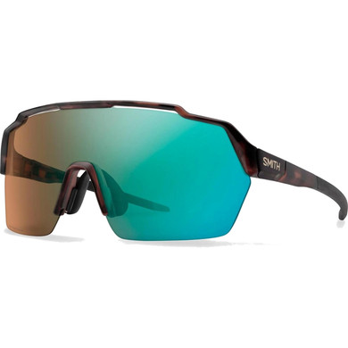 Smith Shift Split Mag Sunglasses Matte Tortoise W/ ChromaPop Photochromic Brown Opal Mirror Lens