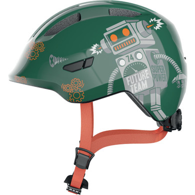ABUS Smiley 3.0 Kids Helmet Green Robot
