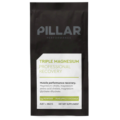 PILLAR Performance Triple Magnesium Recover Powder Pineapple Coconut Sachet 5g