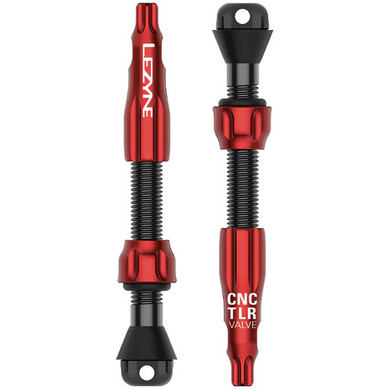Lezyne CNC Tubeless Valve Pro Red