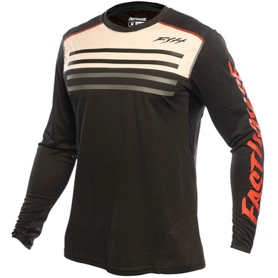 Fasthouse Alloy Sidewinder Long Sleeve Jersey Cream/Black