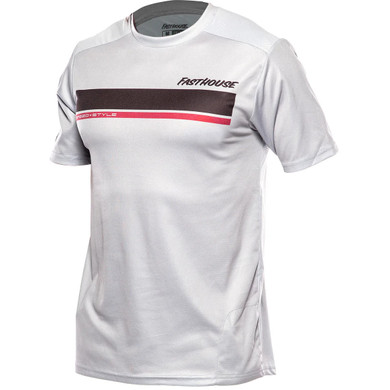 Fasthouse Impakt Cosmos Short Sleeve Jersey Light Grey