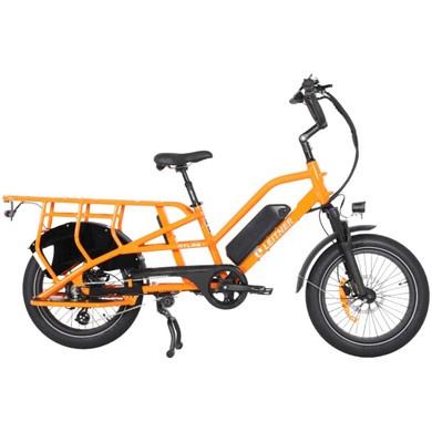 Leitner Atlas 20' Fat Tyre Cargo E-Bike Orange 15Ah