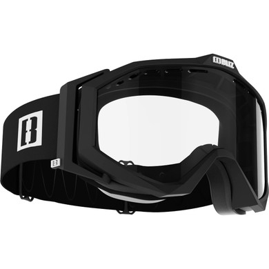 Bliz Edge Drop MTB Goggles Matt Black/Light Orange w Blue Multi Lens