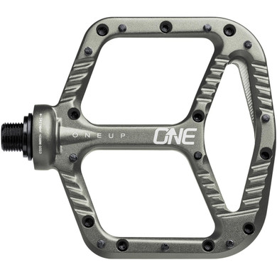 OneUp Components Aluminum Flat Pedals Grey