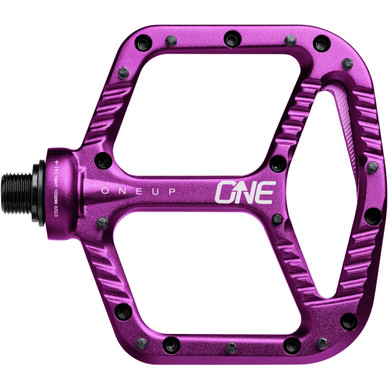 OneUp Components Aluminum Flat Pedals Purple