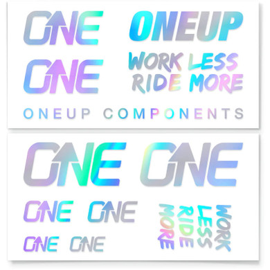 OneUp Components Handlebar Decal Kit Oil Slick