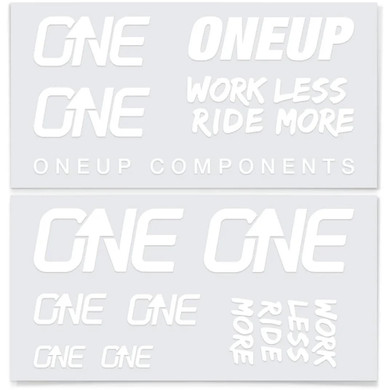 OneUp Components Handlebar Decal Kit White