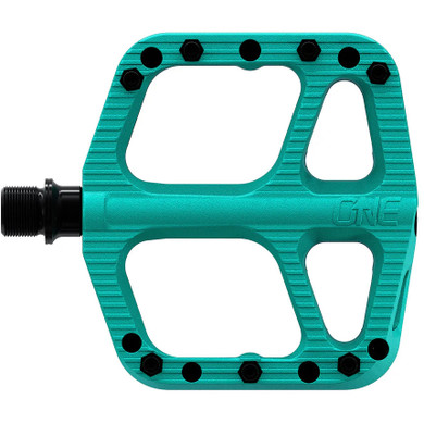 OneUp Components Small Composite Flat Pedals Turquoise