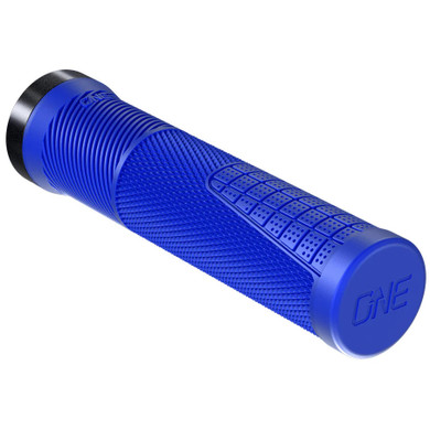 OneUp Components Thin Lock-On Grips Blue