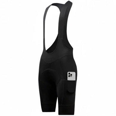 Caffeine and Cranks Cargo Bib Shorts Stealth Mens