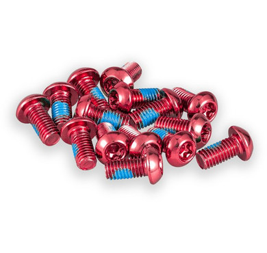 FUNN Disc Rotor Bolts 10mm M5 Red