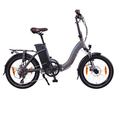 NCM Paris+ Folding E-Bike Volcano Black 20"
