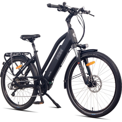NCM T7S Step Thru Trekking E-Bike Matte Black SM