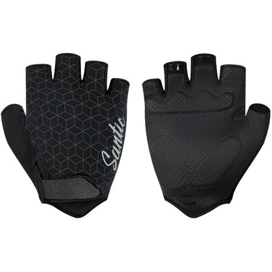 Santic Gloves Maud Velcro Black