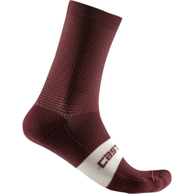 Castelli Espresso 15 Socks Deep Bordeaux