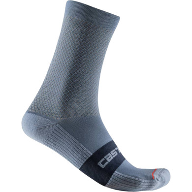 Castelli Espresso 15 Socks Light Steel Blue